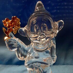 COLLECTOR'S ITEM! Disney Lenox Figurine - Crystal - Daises From Dopey - Delicate